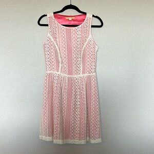 Gianni Bini lace overlay dress with cutout back